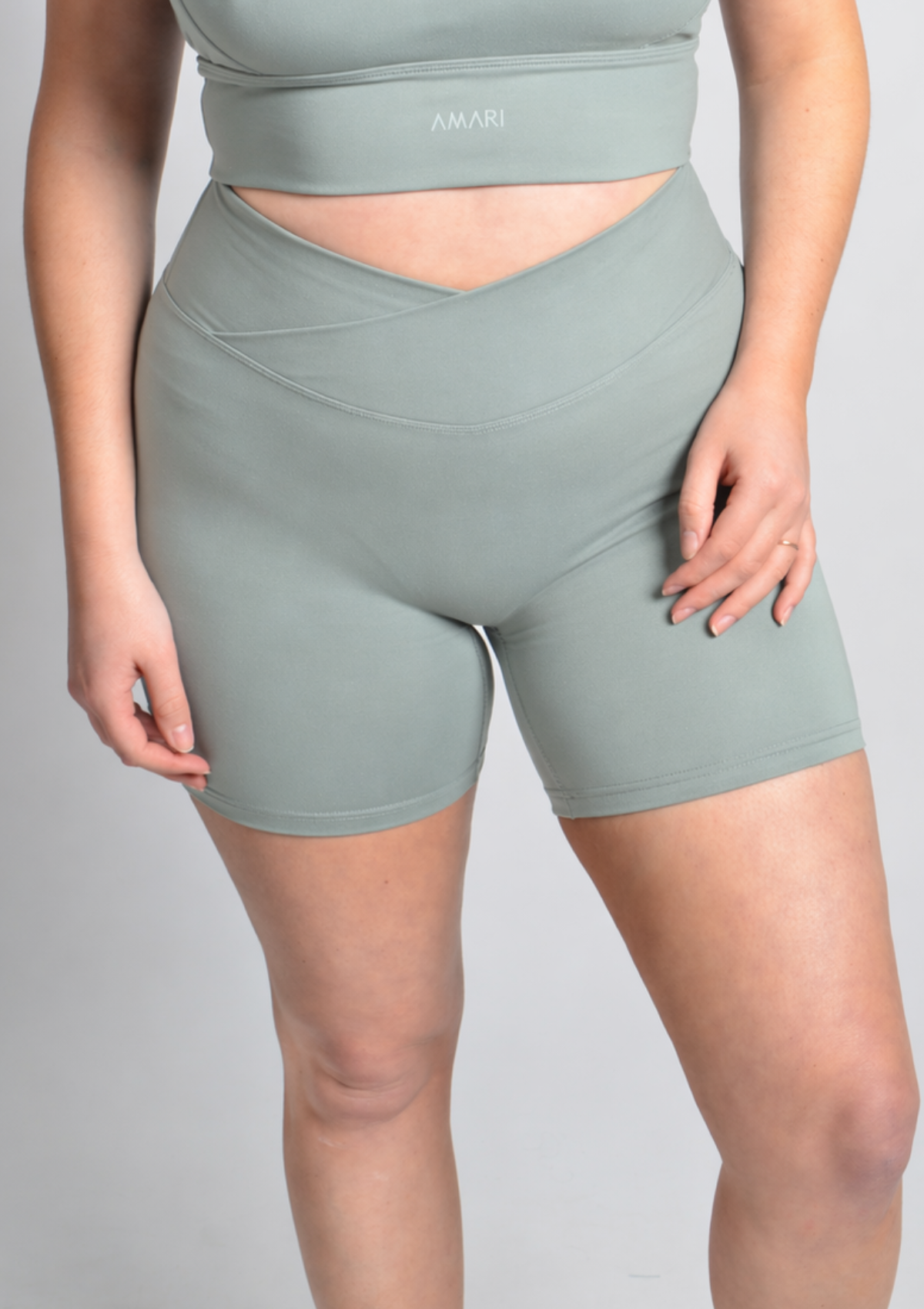 Cloud Love™ V-Shorts - Sage Green