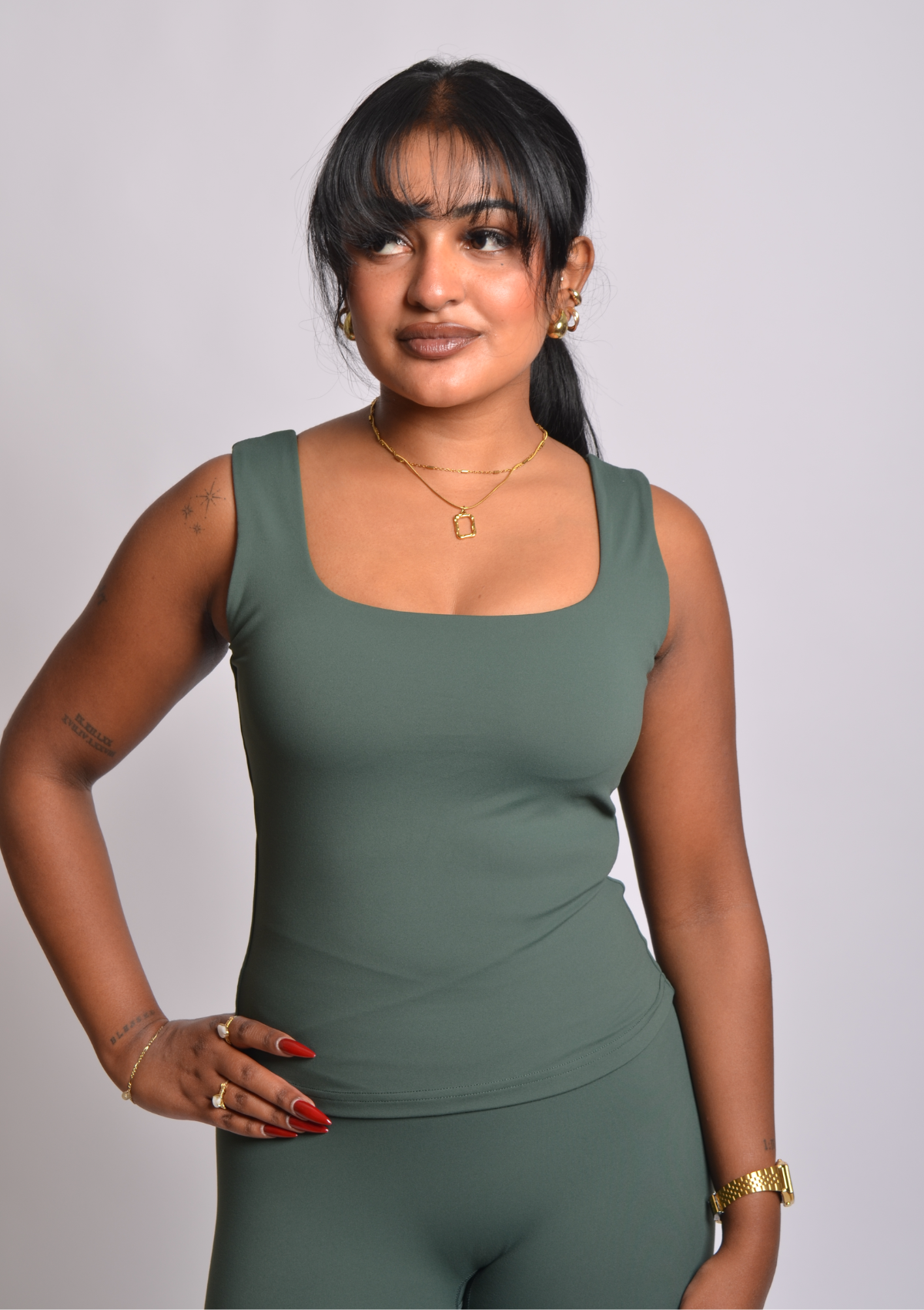 Cloud Loveâ„¢ Essentials Top - Pine Green