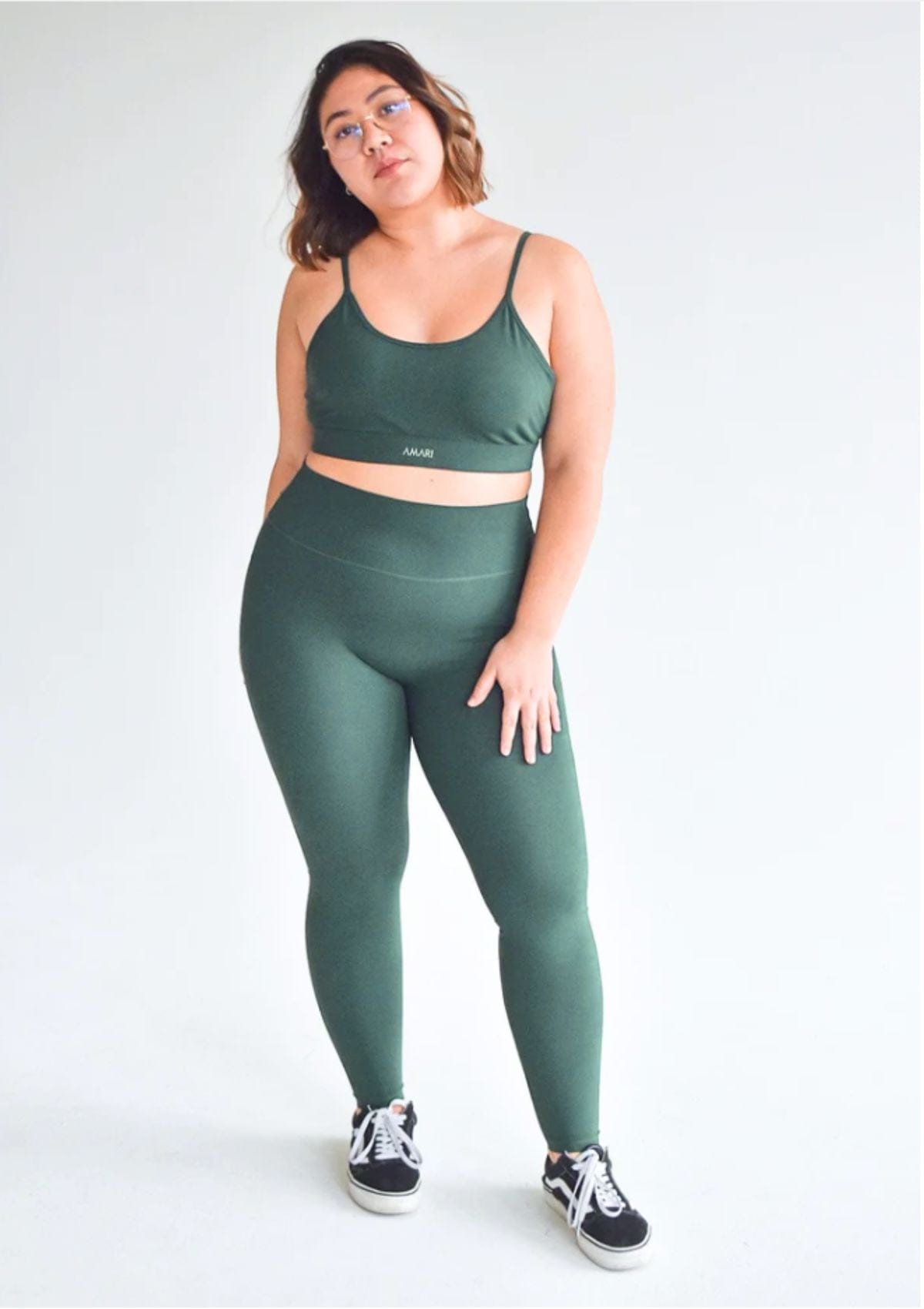 Second Chance: Essentials Sports Bra - Forest
