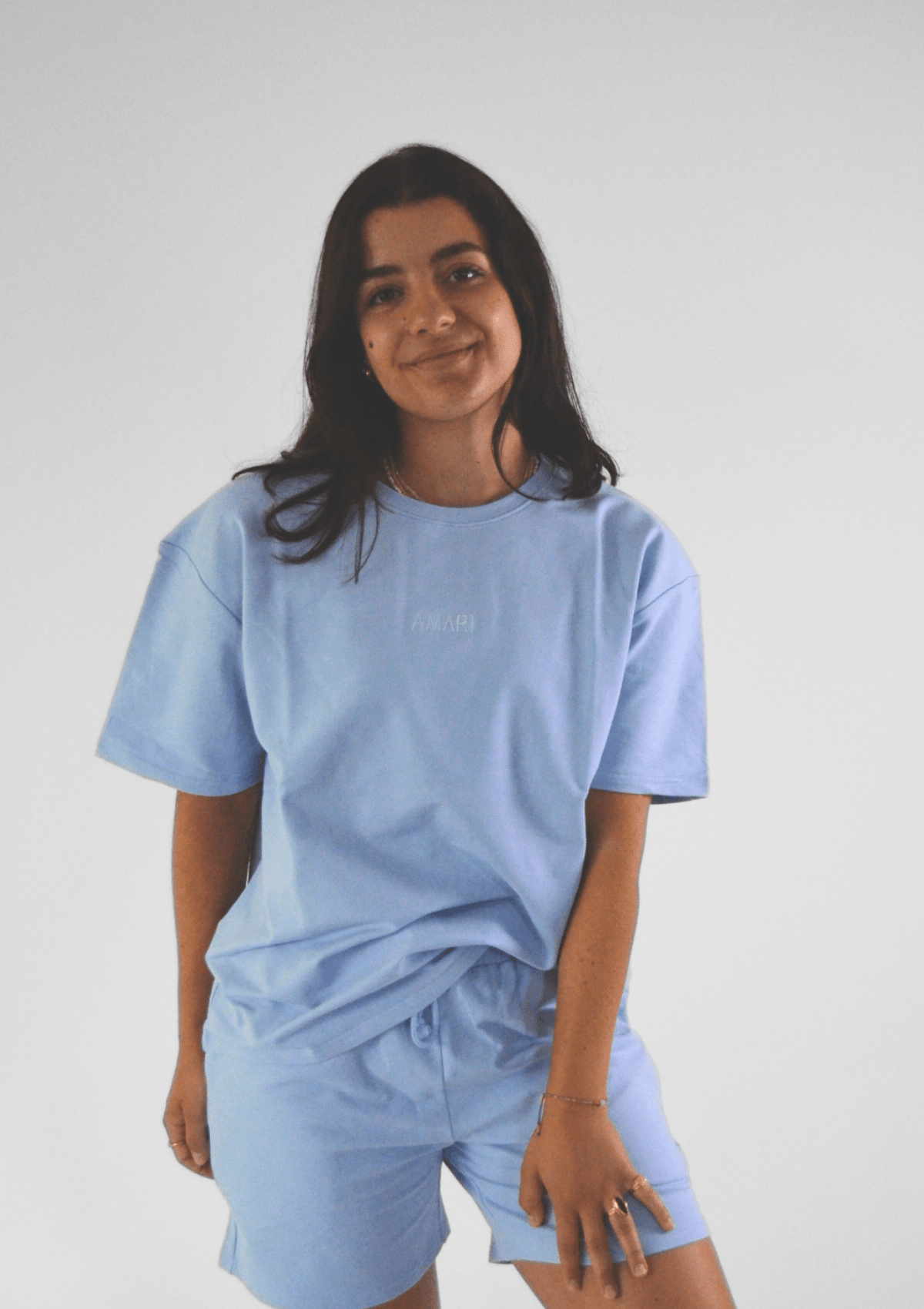 Second Chance: Oversized Shirt - Pastel Blue L and XXL