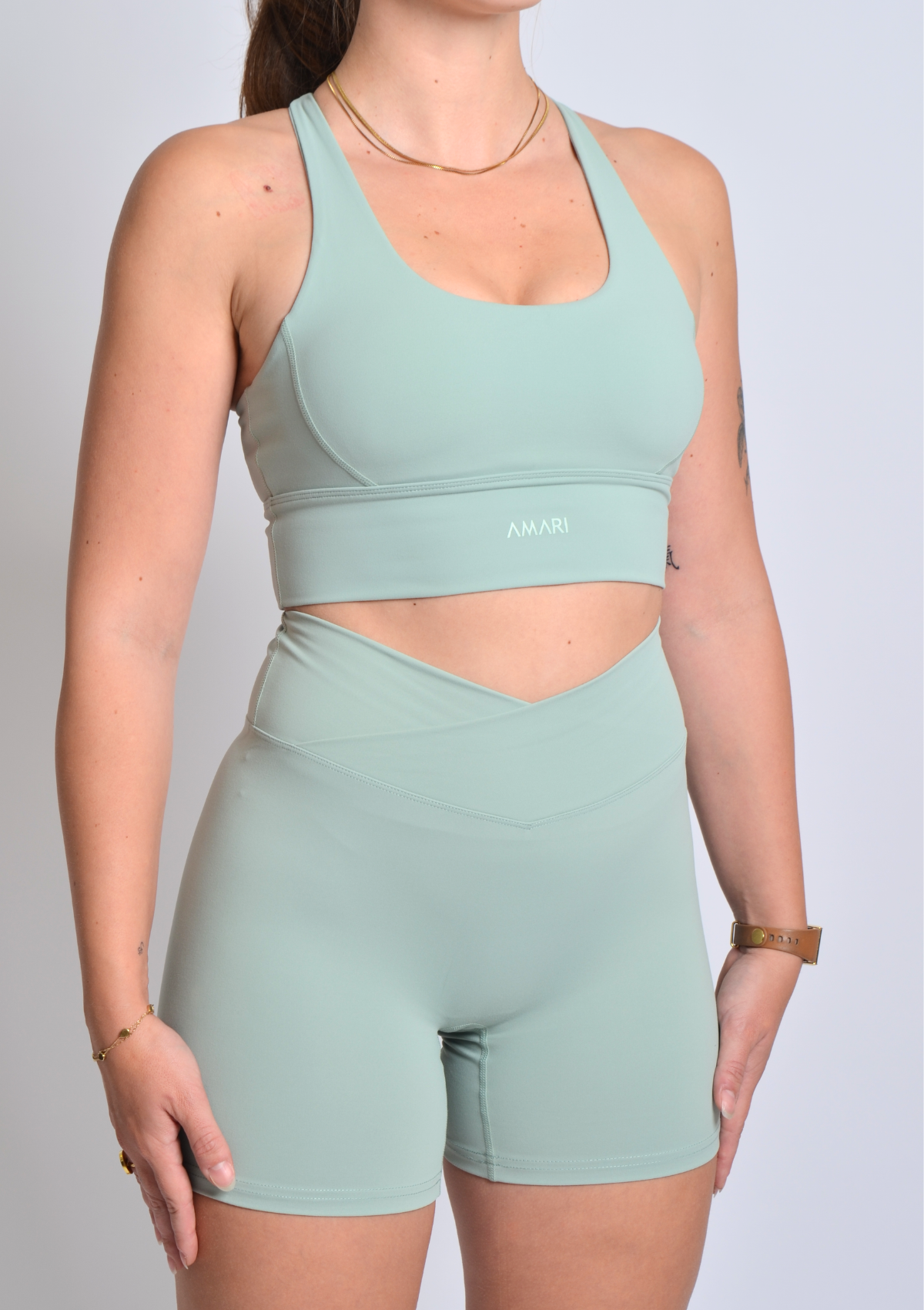 Cloud Love™ V-Shorts - Sage Green