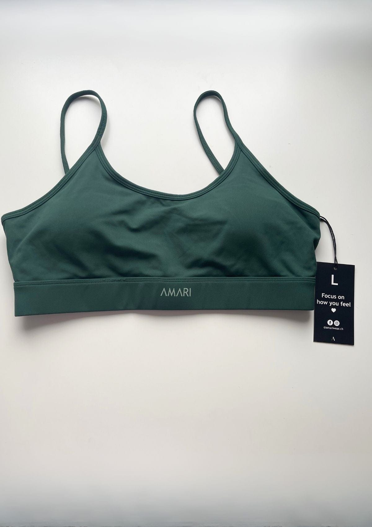 Second Chance: Essentials Sports Bra - Forest