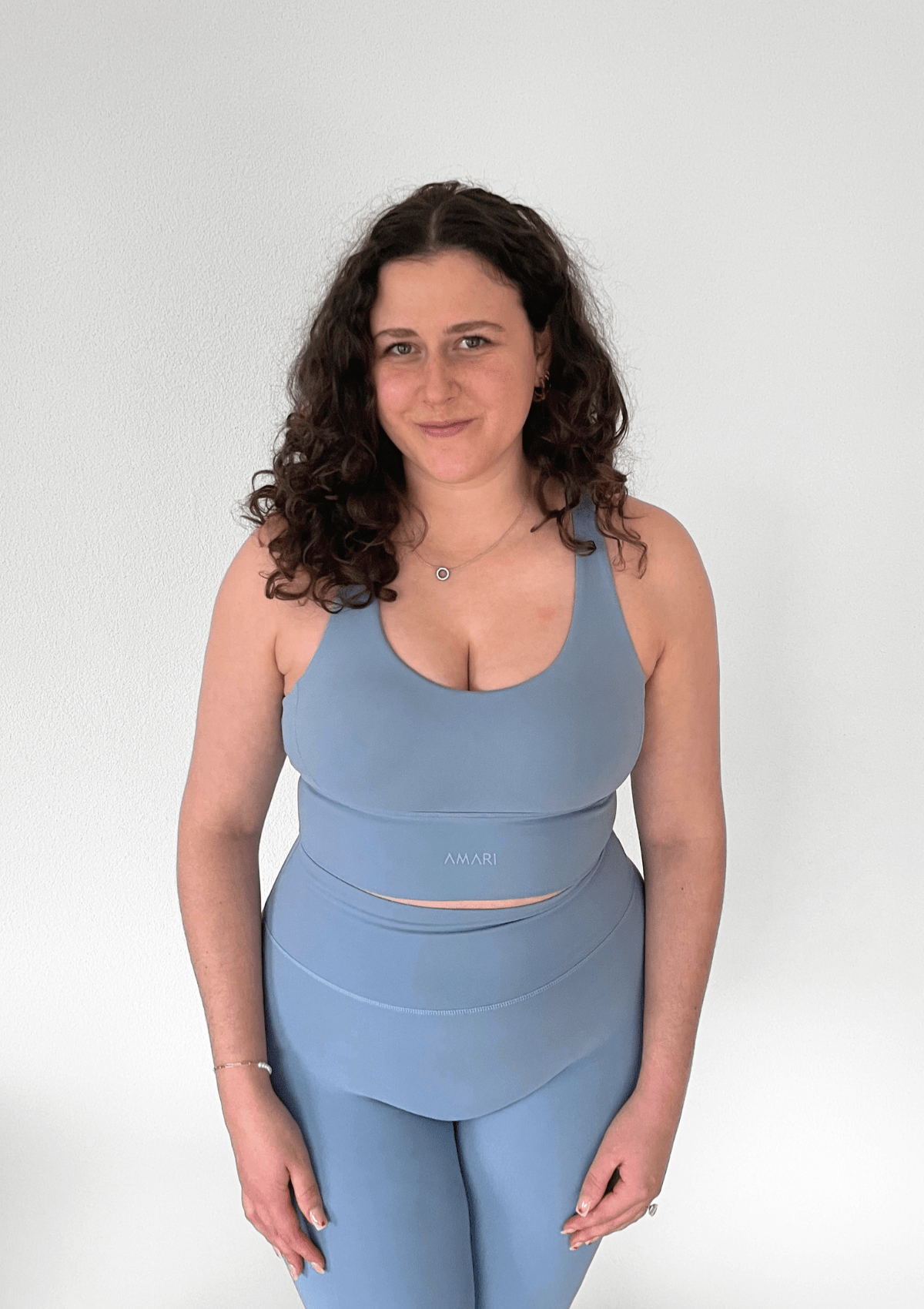 Second Chance: Essentials Sports Bra - Cross Back Sportsbra Baby Blue XS