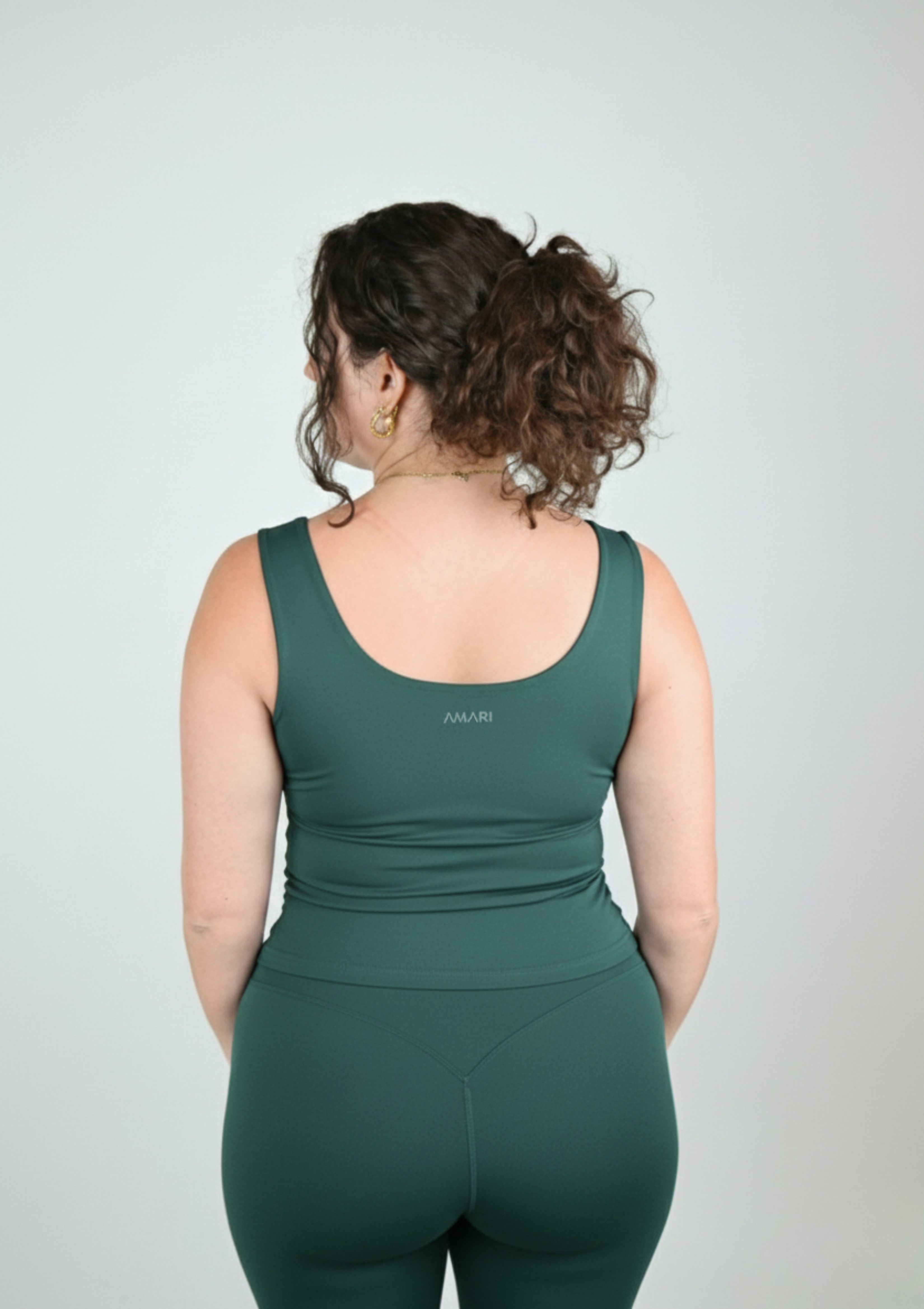 Essentials Top Pine Green