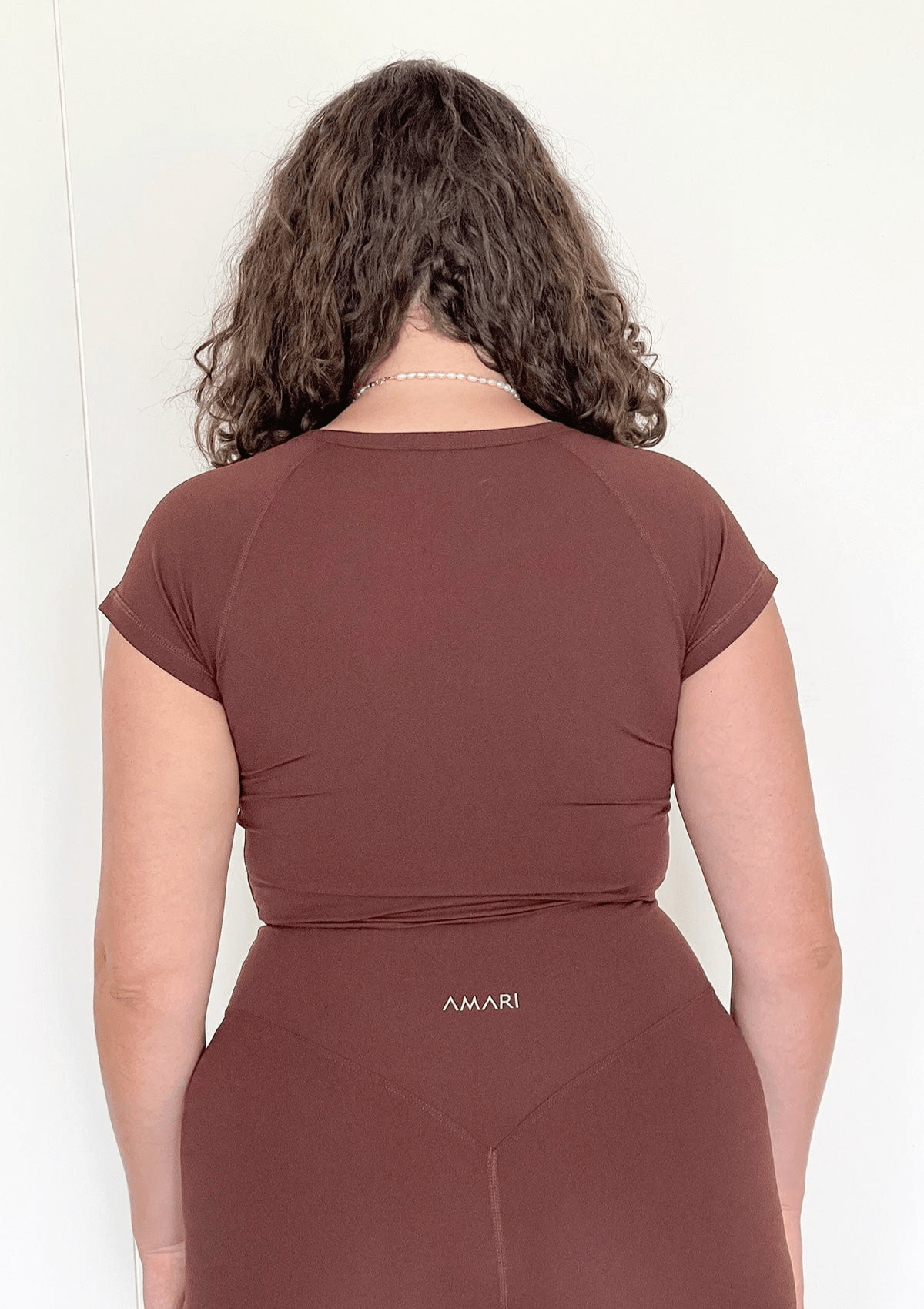 Second Chance: Cropped Shirt - Chocolate XS
