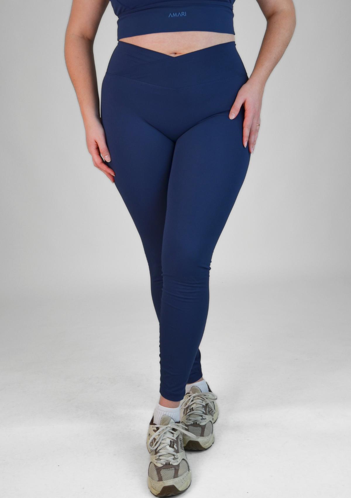 V-Leggings - Midnight Blue