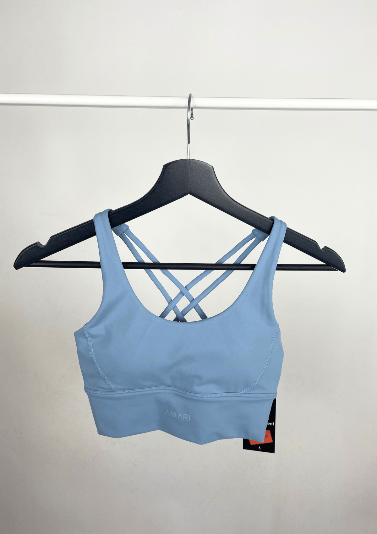 Second Chance: Essentials Sports Bra - Cross Back Sportsbra Baby Blue XS