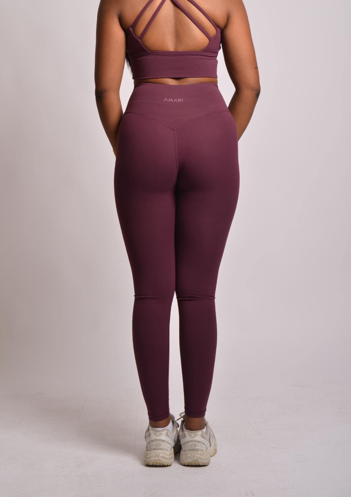 Cloud Love™ V-Leggings - Dark Cherry