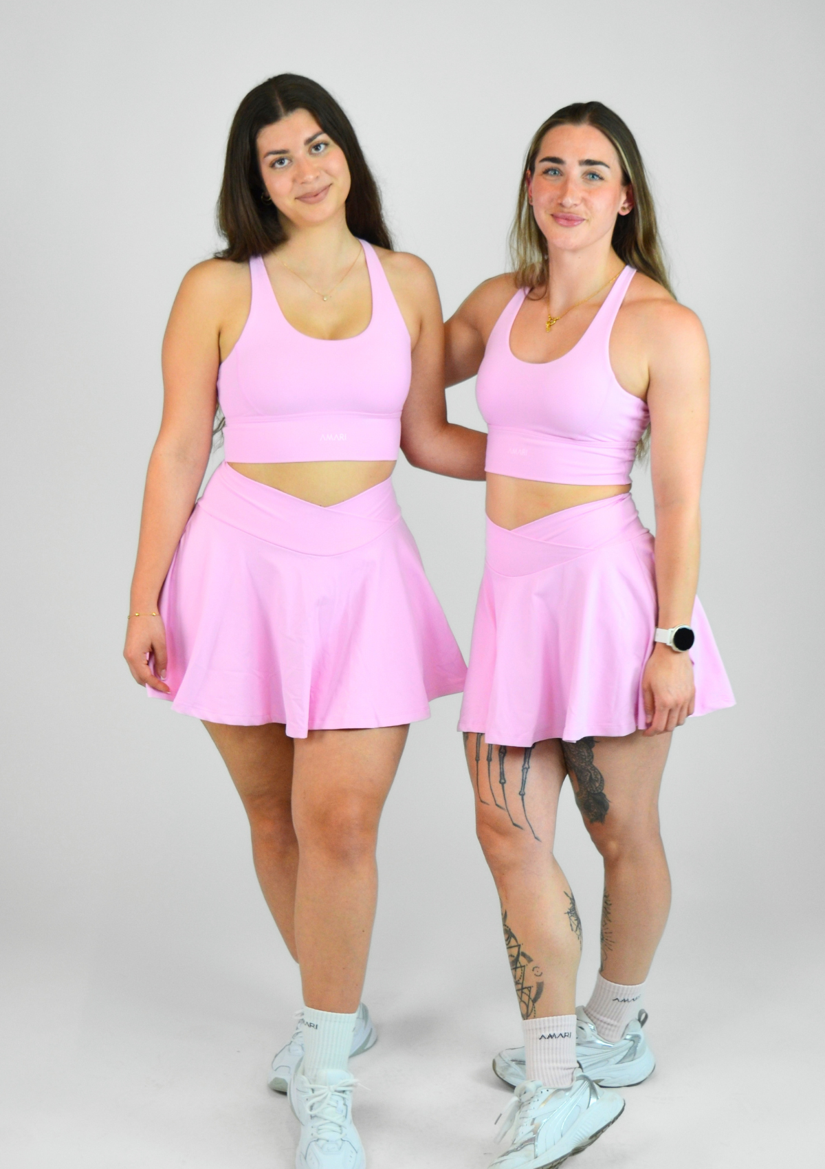 Cloud Love™ Cross Back Sports Bra - Soft Pink