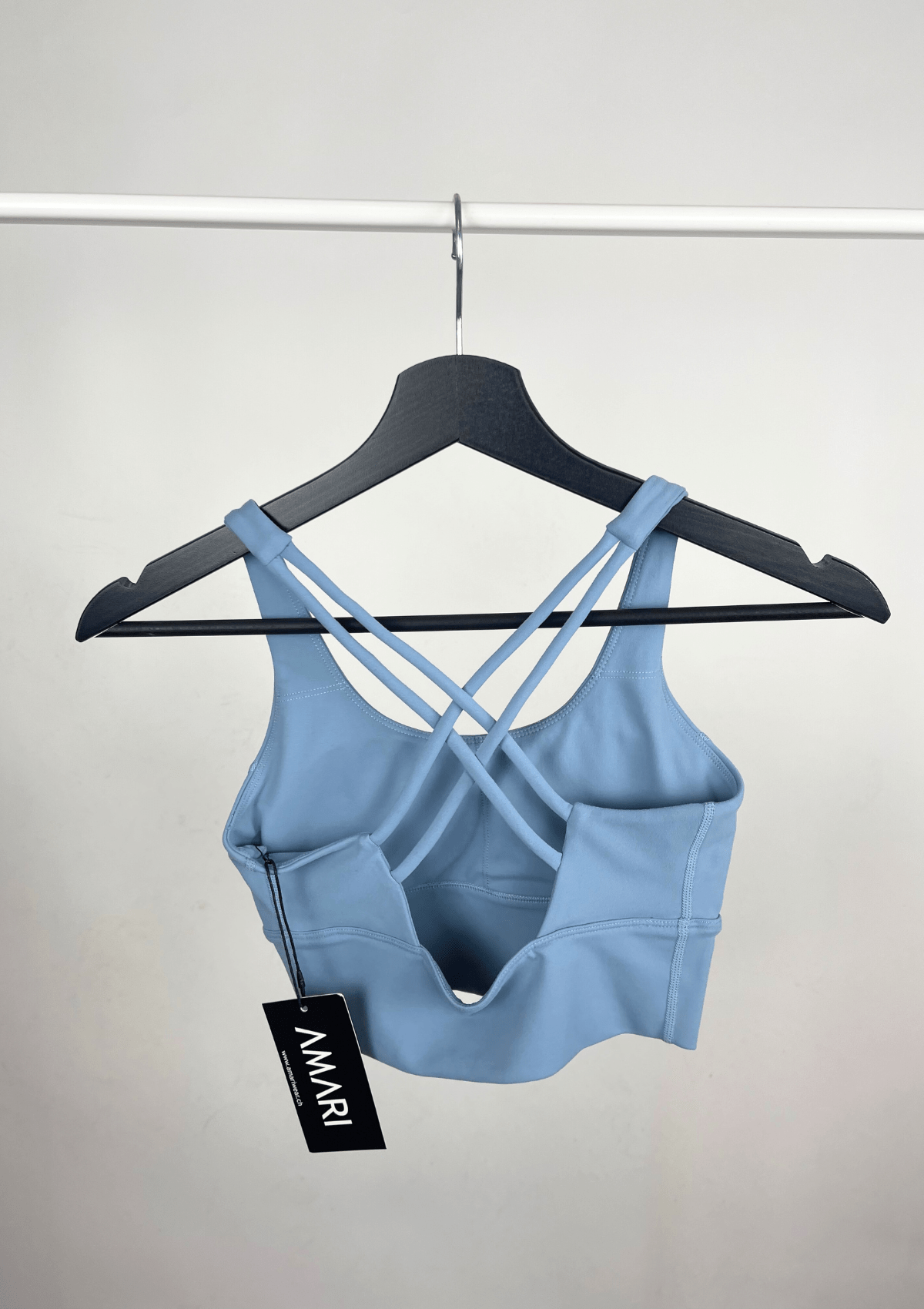 Second Chance: Essentials Sports Bra - Cross Back Sportsbra Baby Blue XS