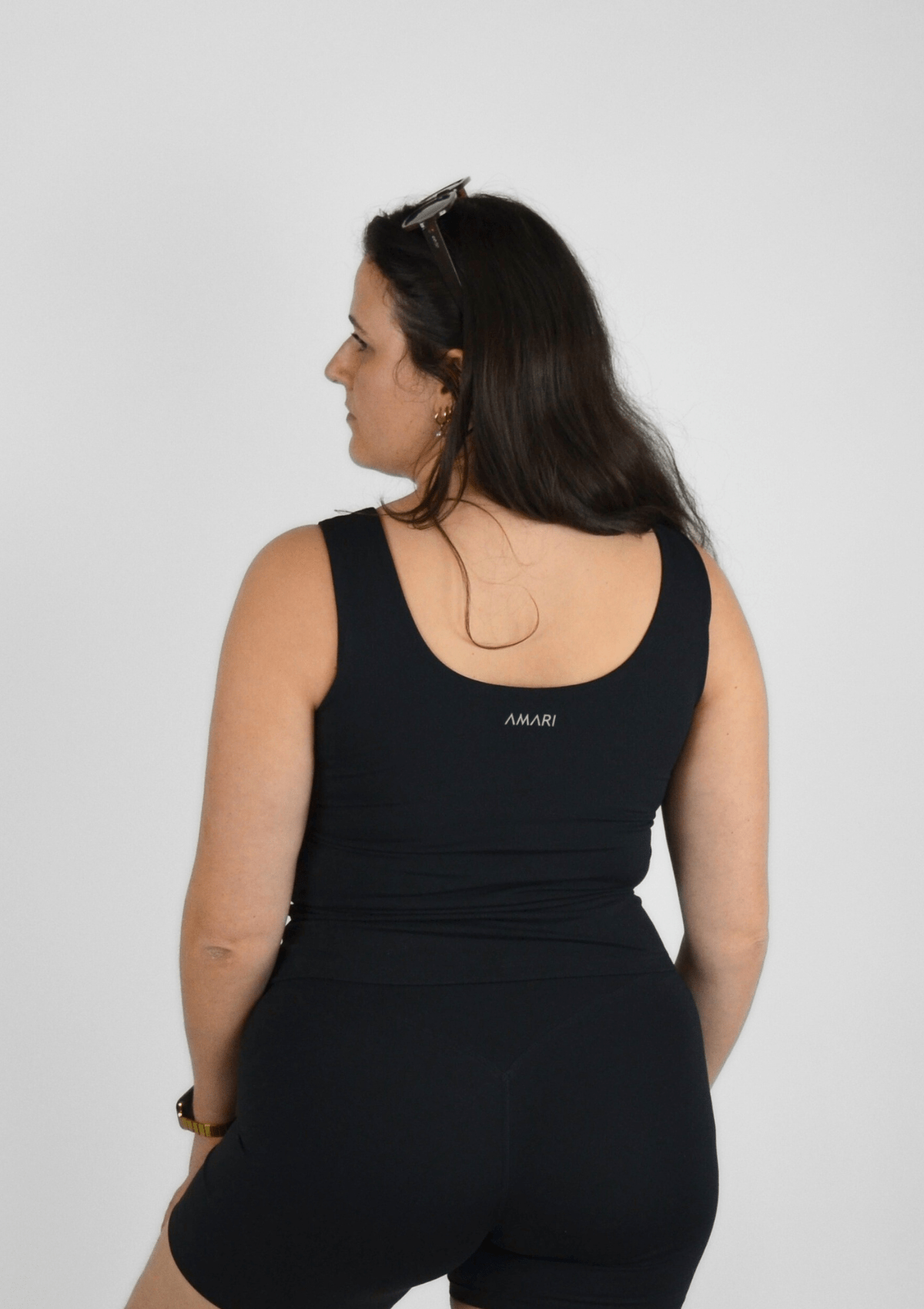 Cloud Love™ Essentials Top with built in Shelf Bra - Black