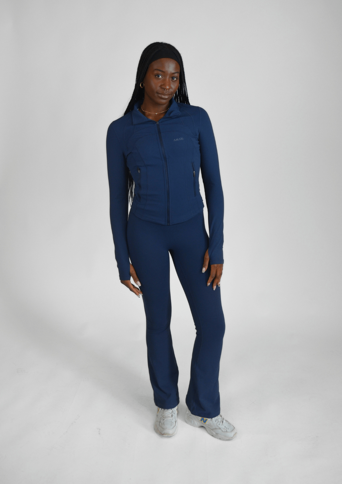 Flared Leggings - Midnight Blue