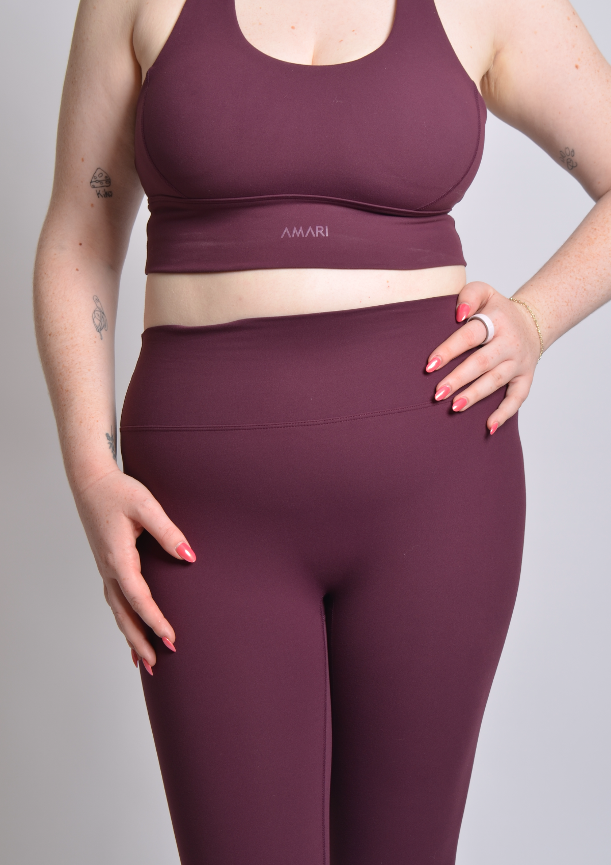 Essentials Leggings - Dark Cherry