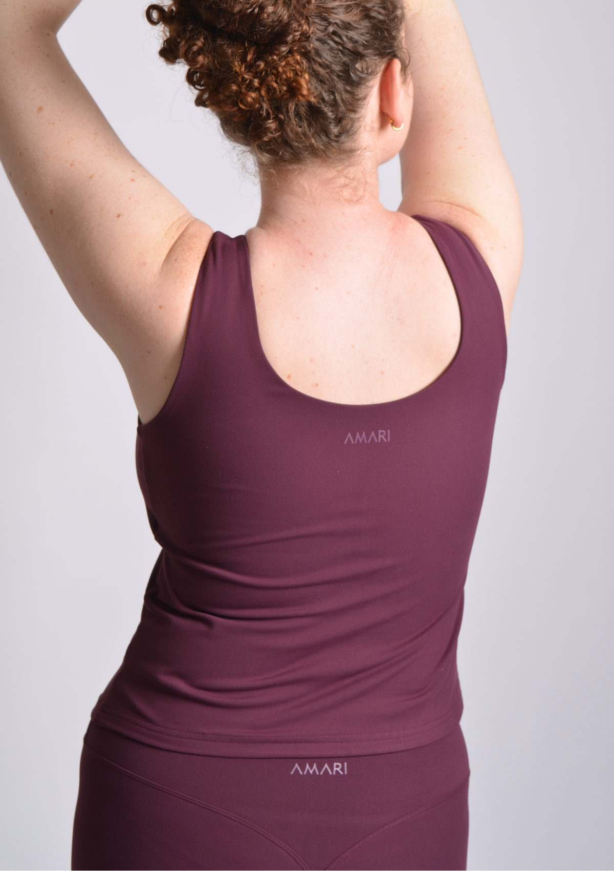 Essentials Top - Dark Cherry