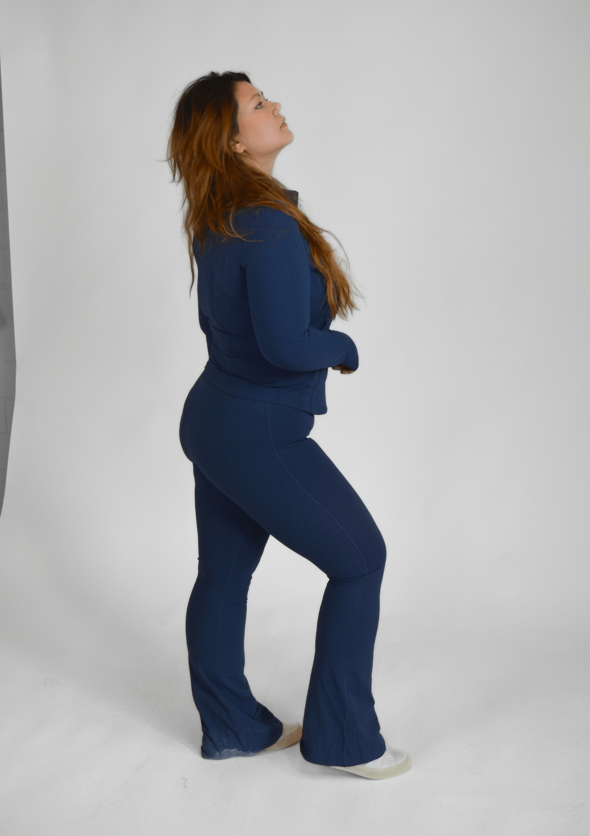 Flared Leggings - Midnight Blue