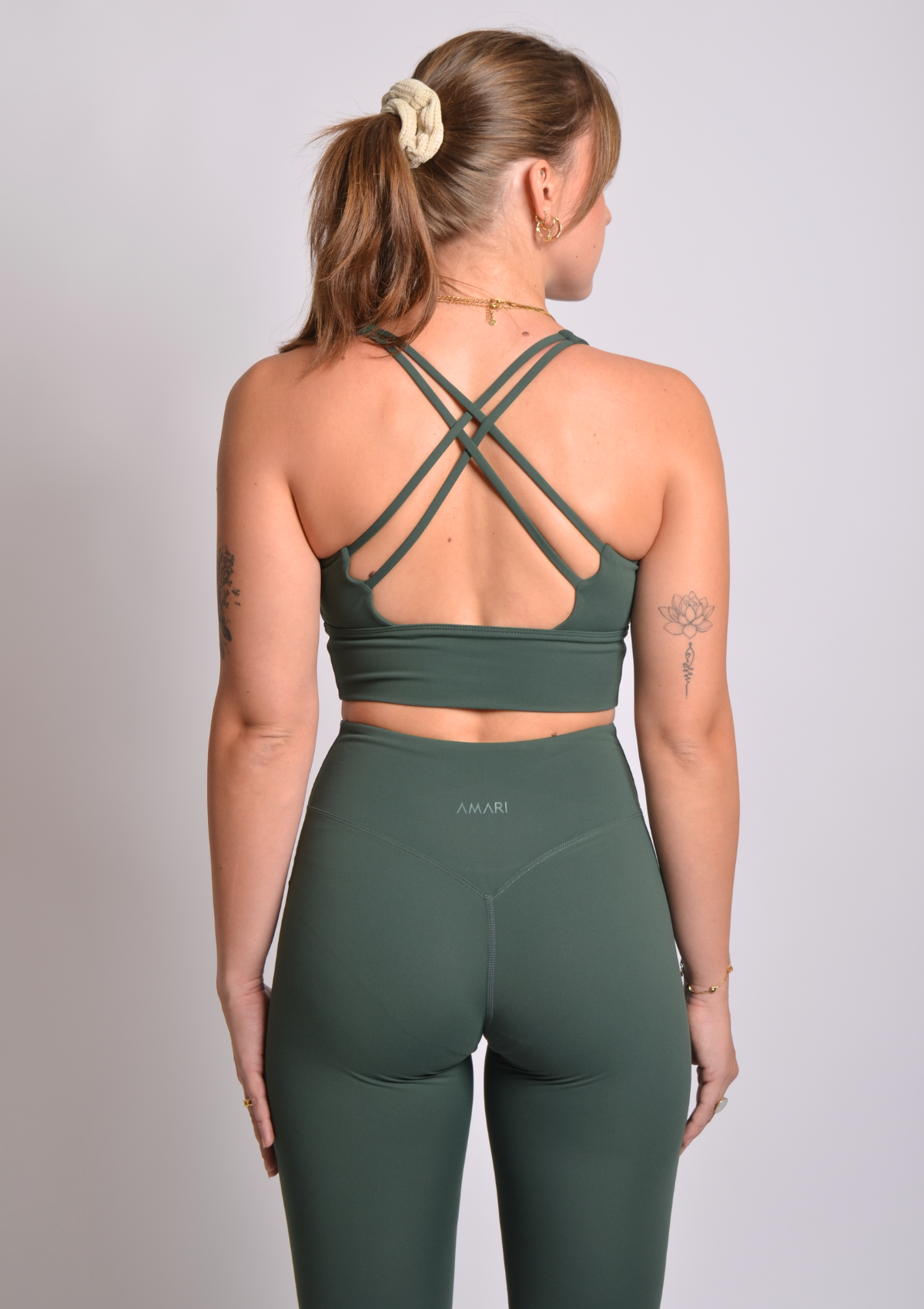 Cloud Love™ V-Leggings - Pine Green