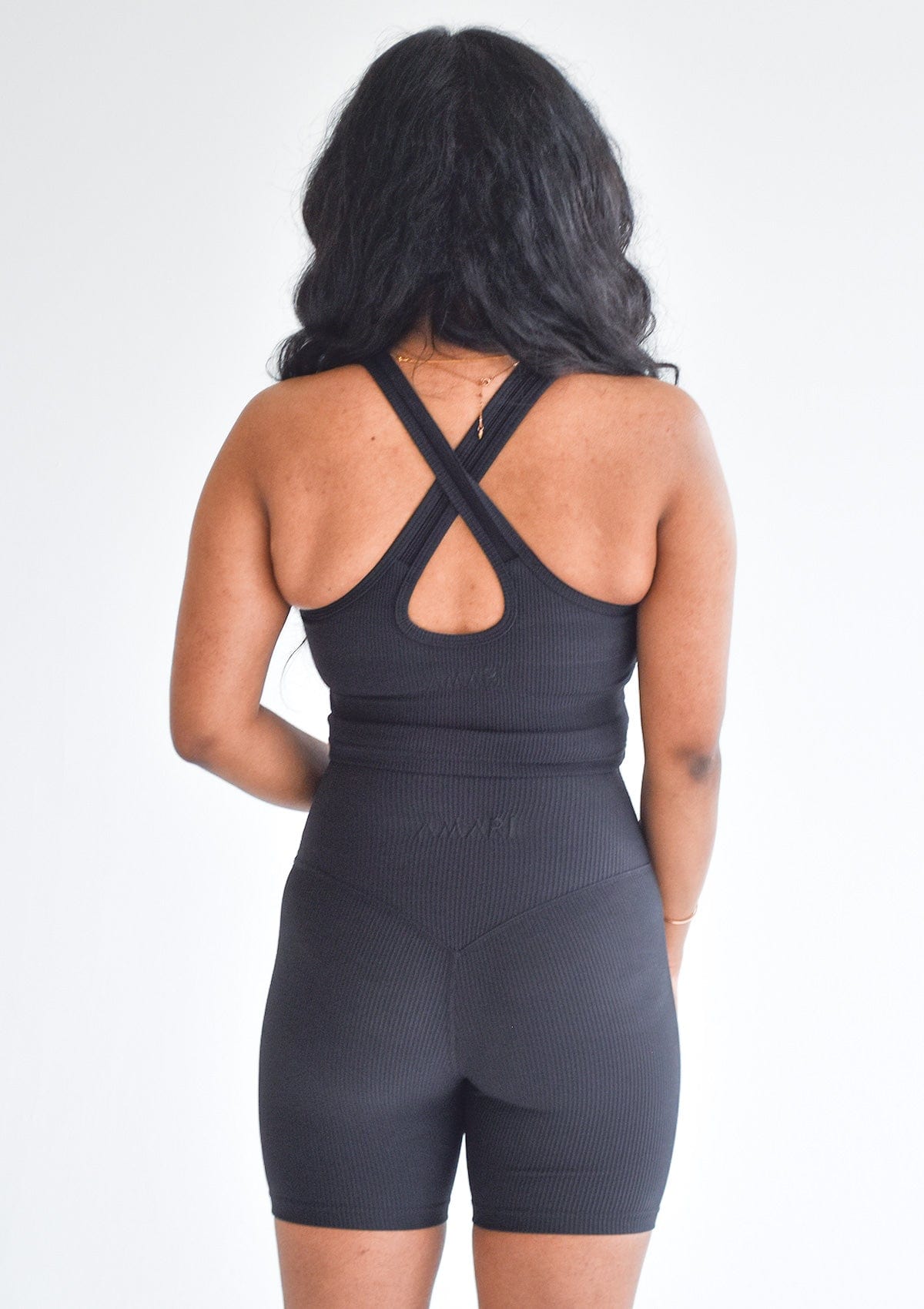 Ribbed Shorts - Charcoal