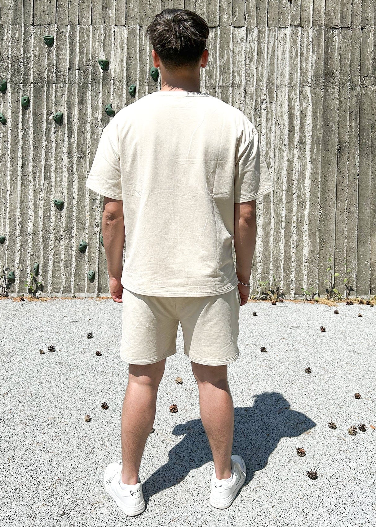 Unisex Sweats T-Shirt - Cream