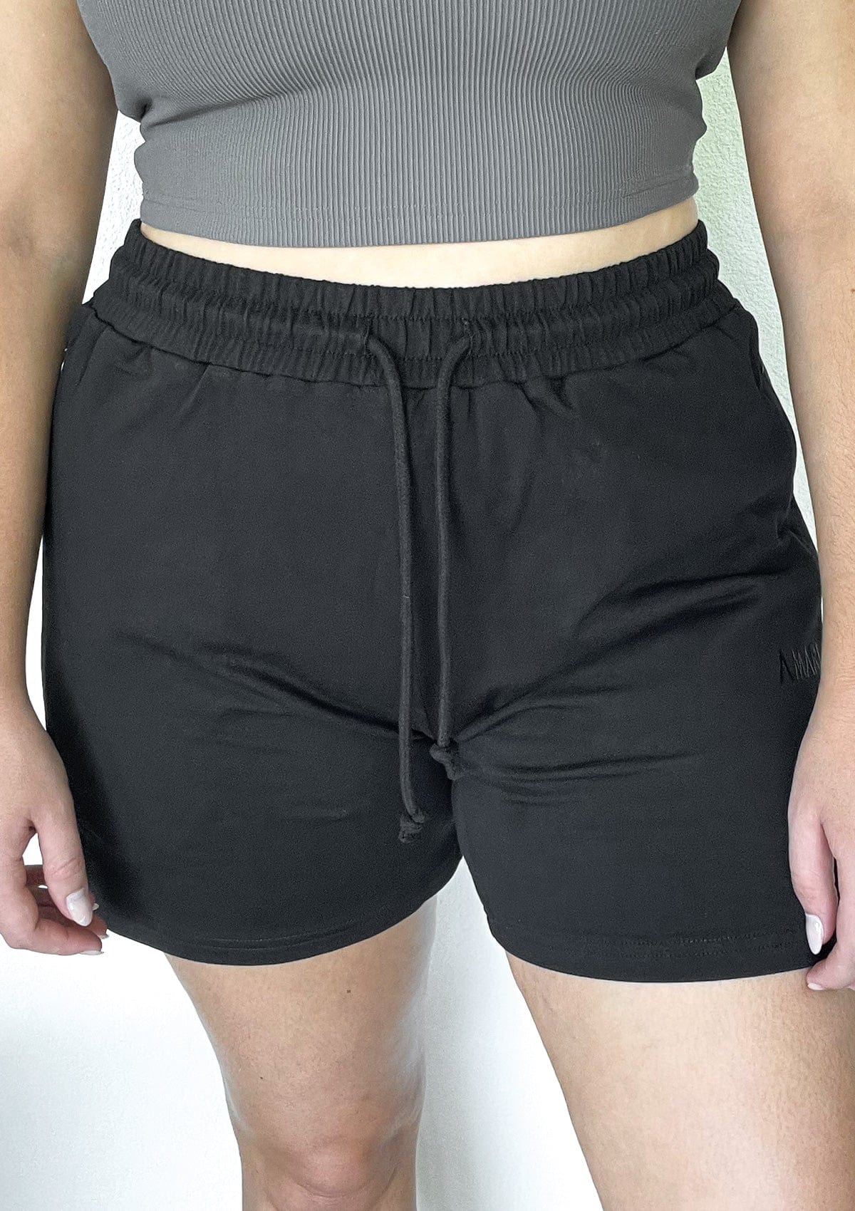 Unisex Sweats Shorts - Black