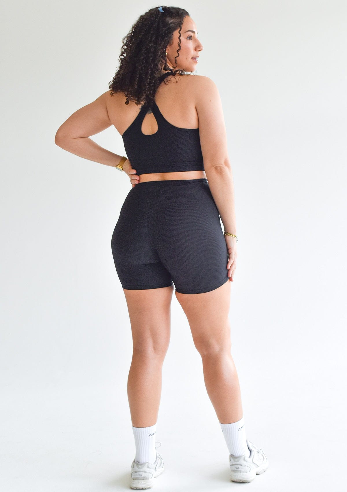 Ribbed Shorts - Charcoal