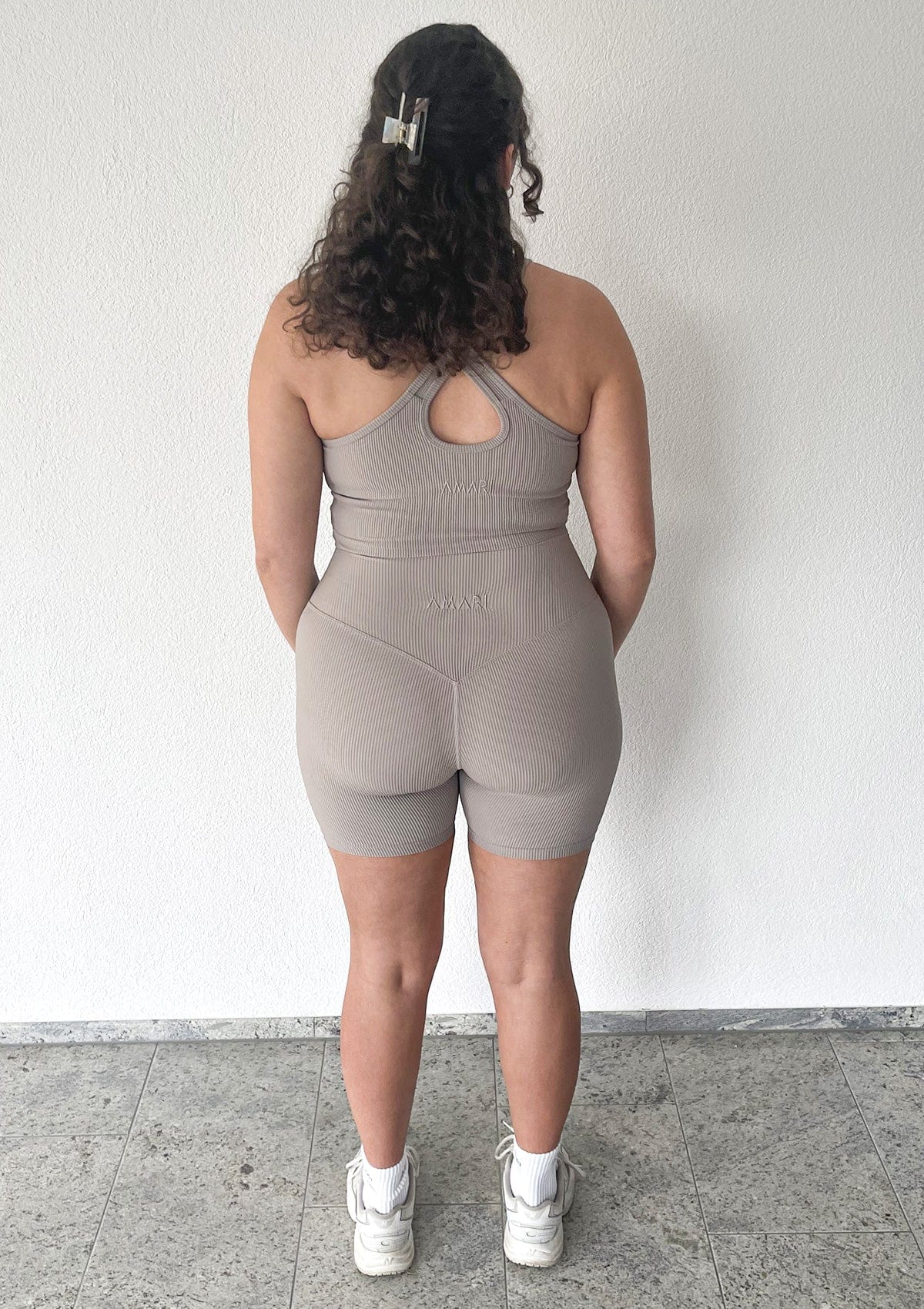 Ribbed Crop Top - Latte