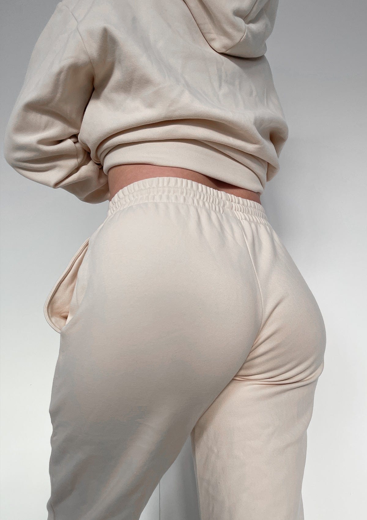 Unisex Sweats Joggers - Cream