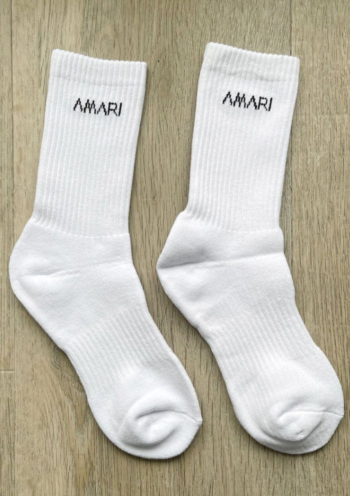 Second Chance: Unisex Crew Socks - White