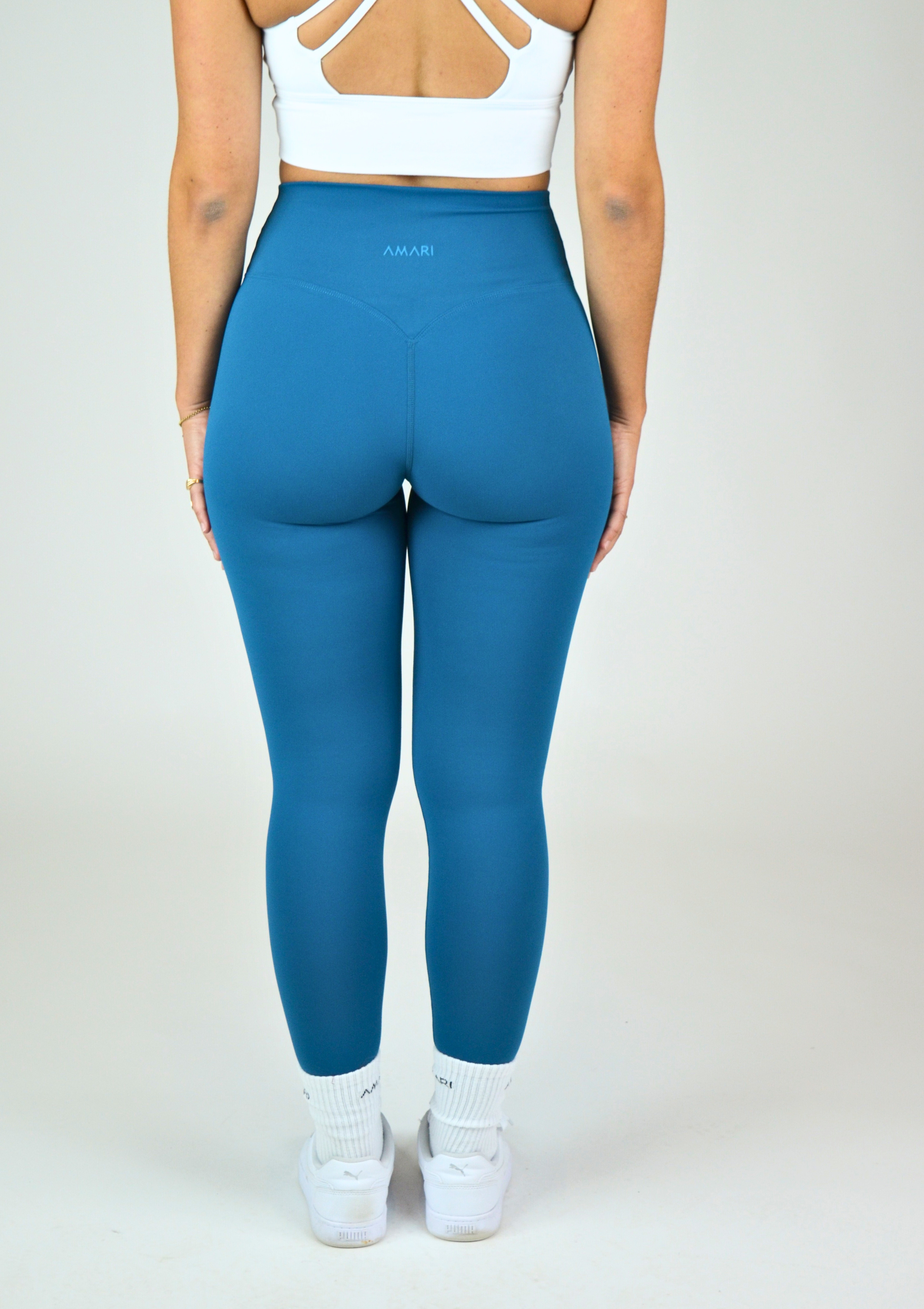 Essentials Leggings - Petrol Blue