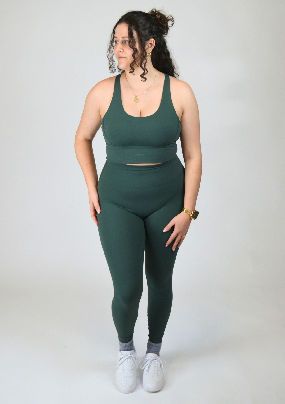 Essentials Leggings - Pine Green