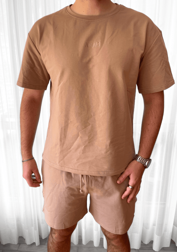 Unisex Sweats T-Shirt - Mocha
