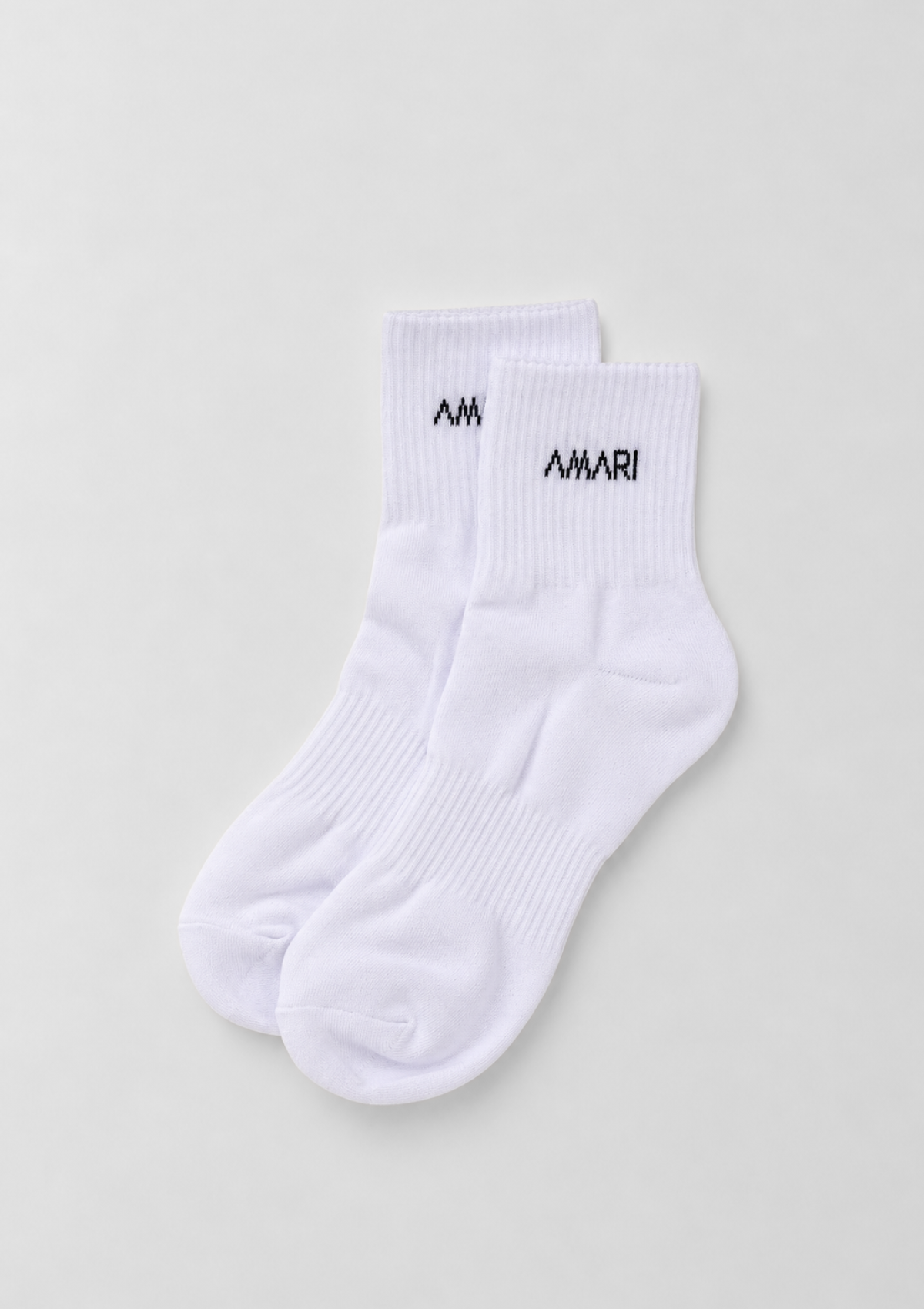Mid Crew Socks - White