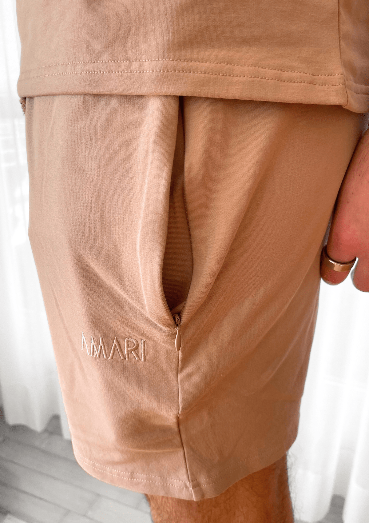 Unisex Sweats T-Shirt - Mocha