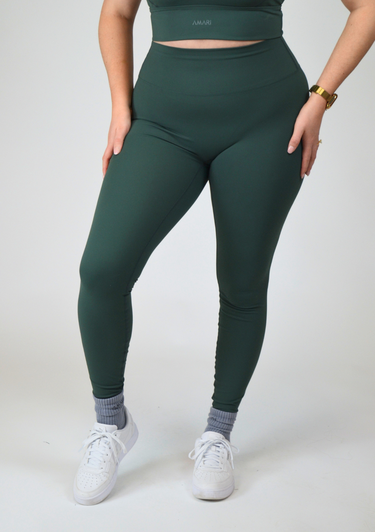 Essentials Leggings - Pine Green