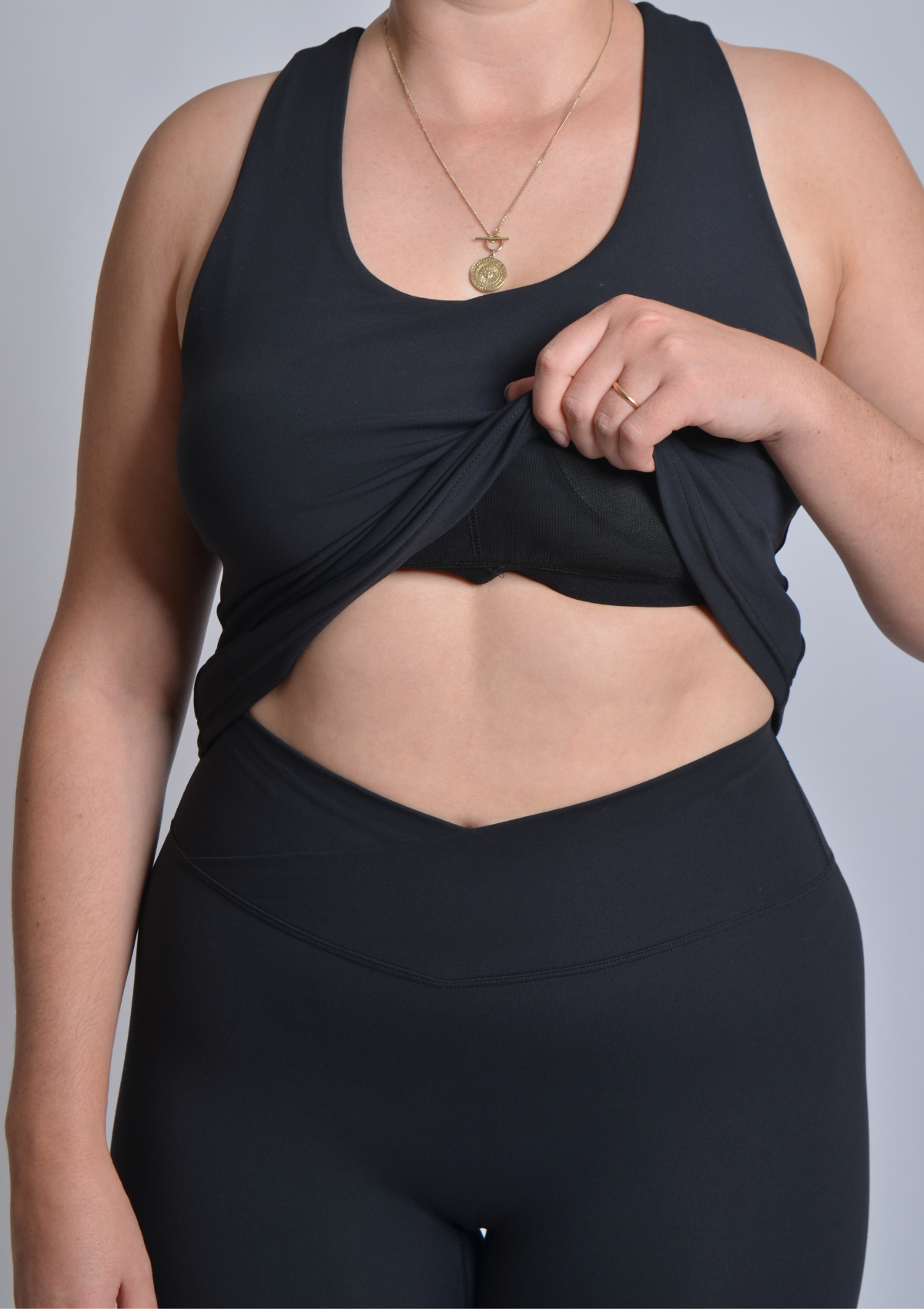 Core Full Length Top - Black