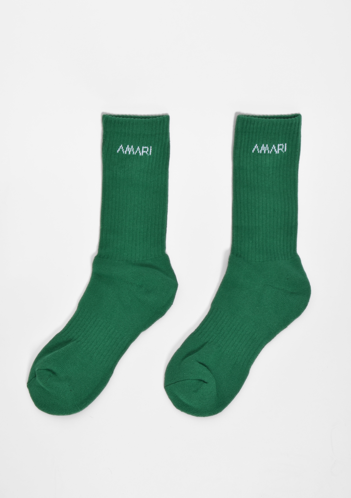 Long Crew Socks - Forest Green