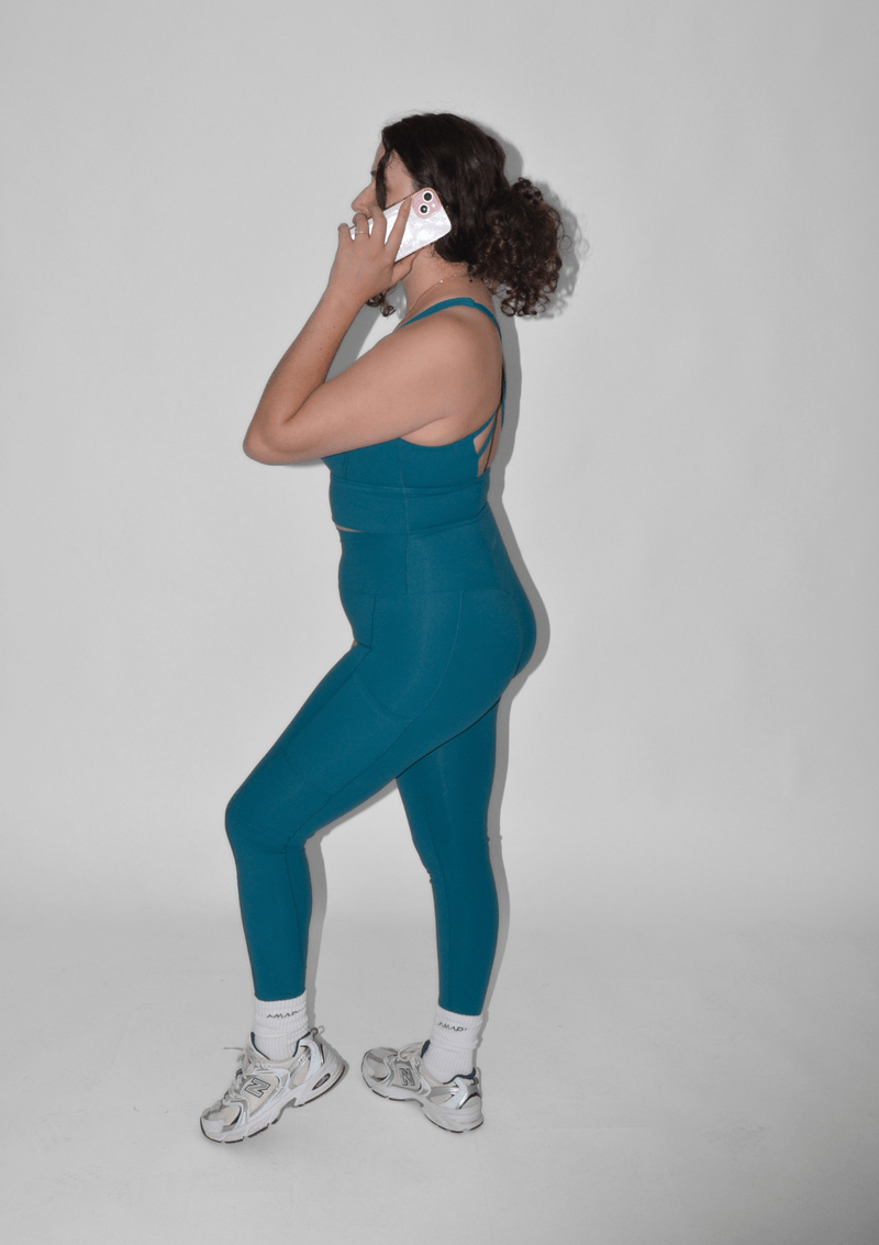 Pocket Leggings 2.0 - Petrol Blue