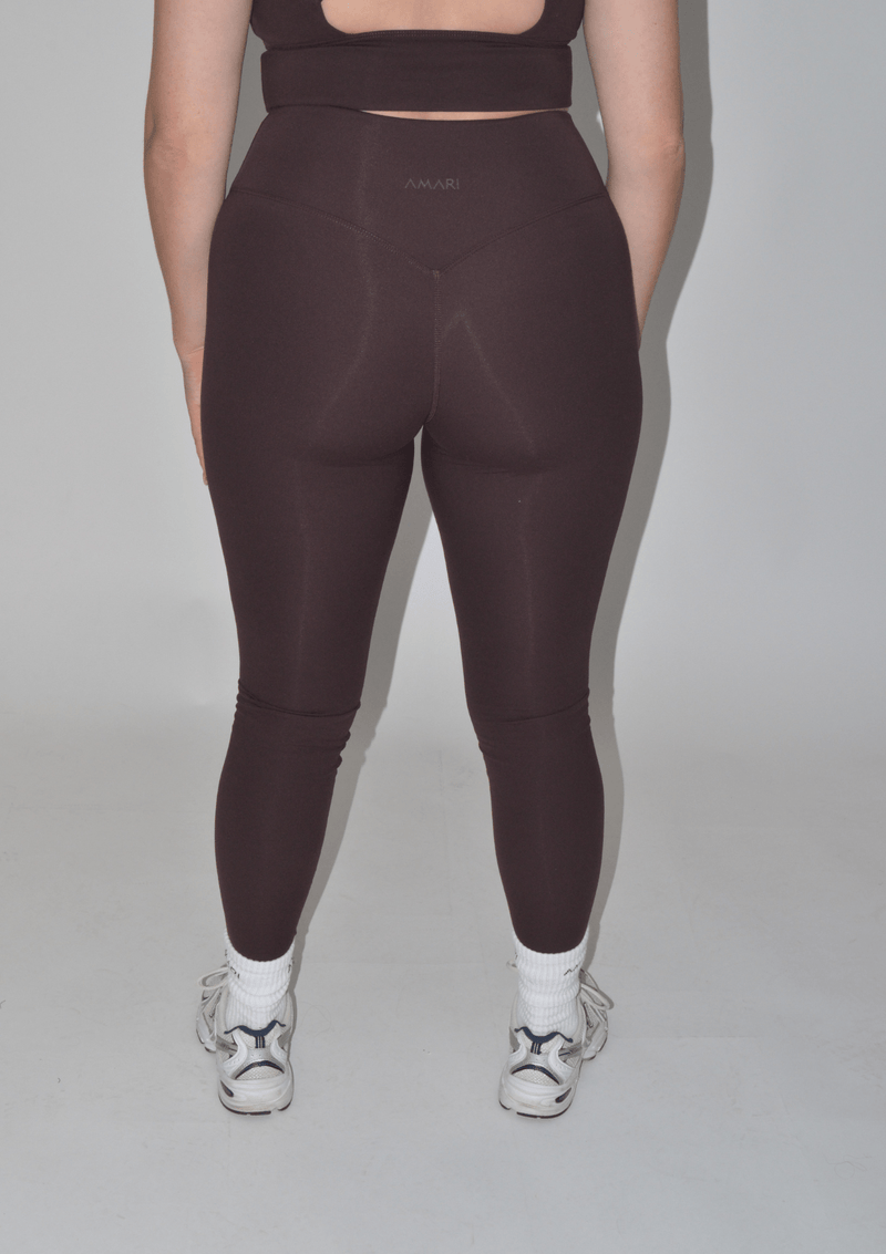 V-Leggings - Espresso