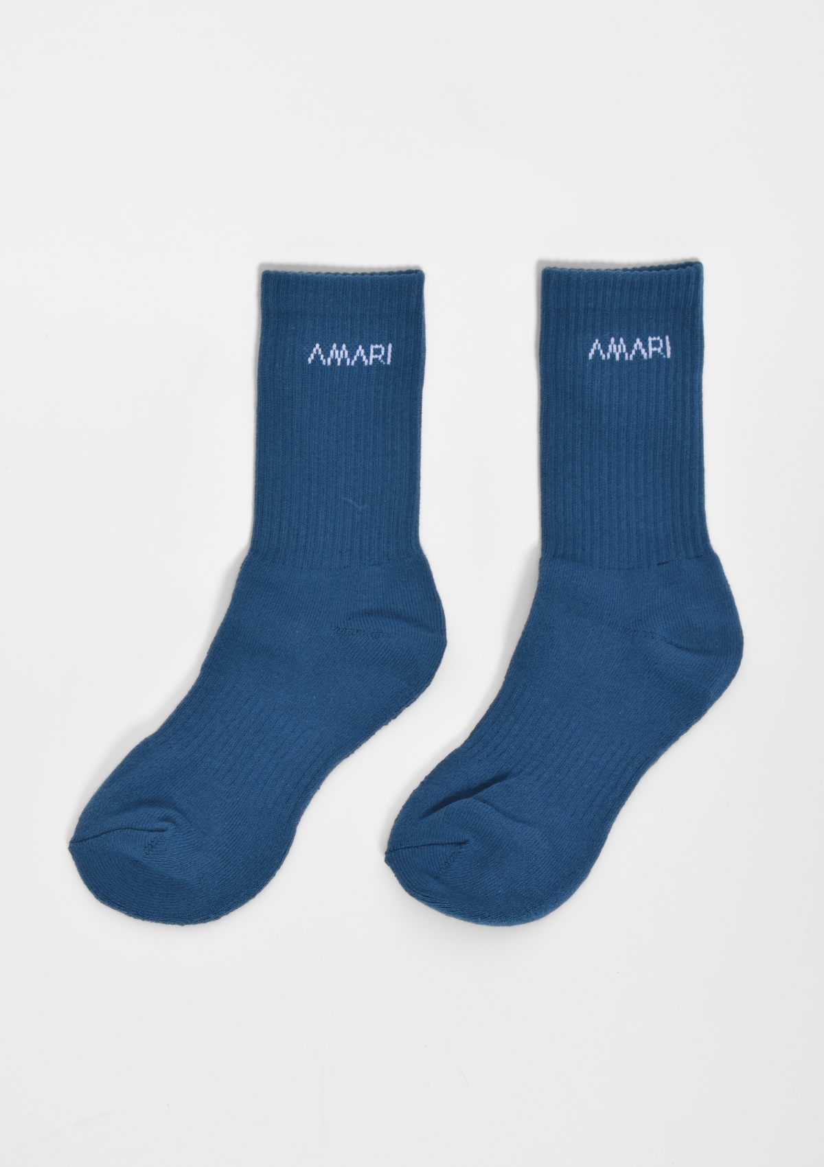 Long Crew Socks - Deep Blue