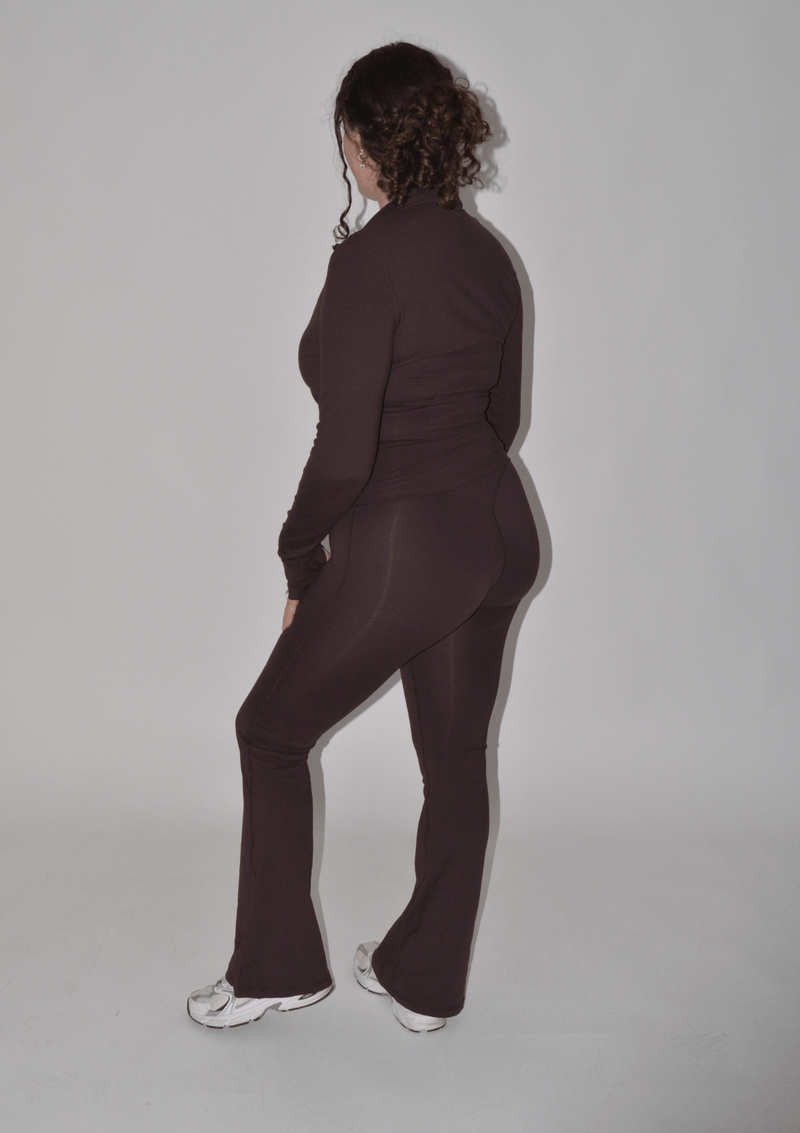 Flared Leggings - Espresso