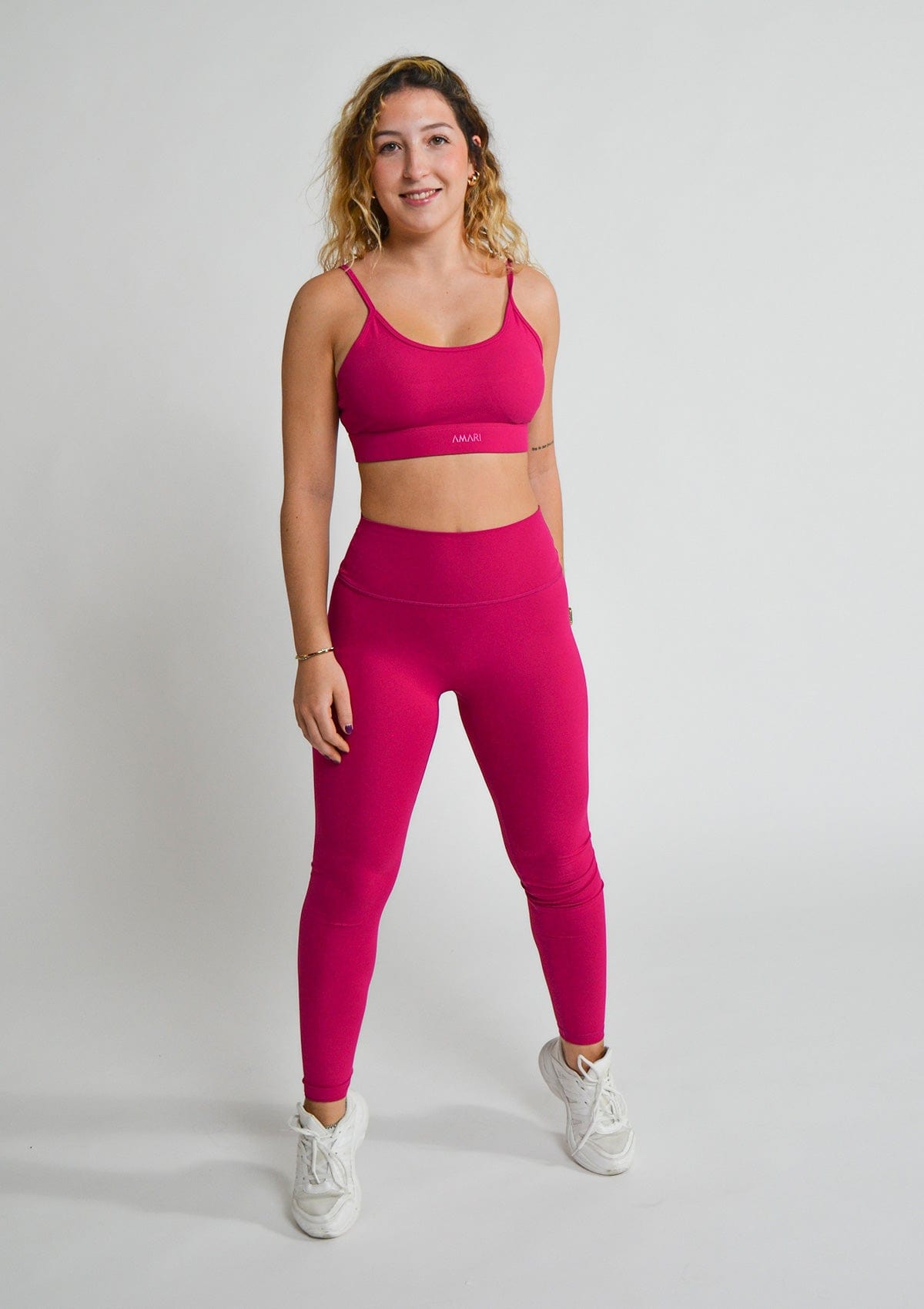 Essentials Sports Bra - Hot Pink