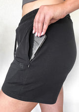 Unisex Sweats Shorts - Black