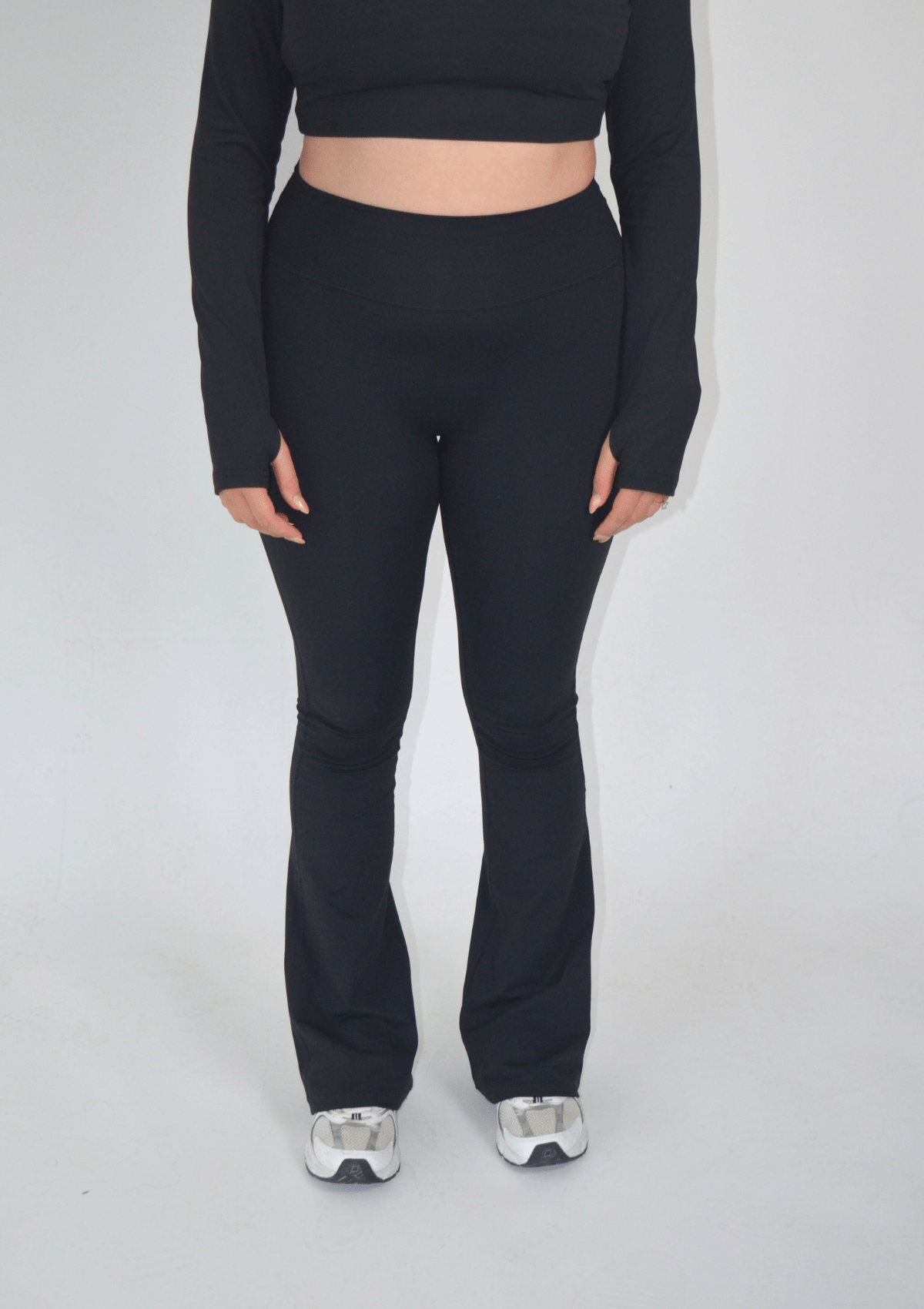 Flared Leggings - Black