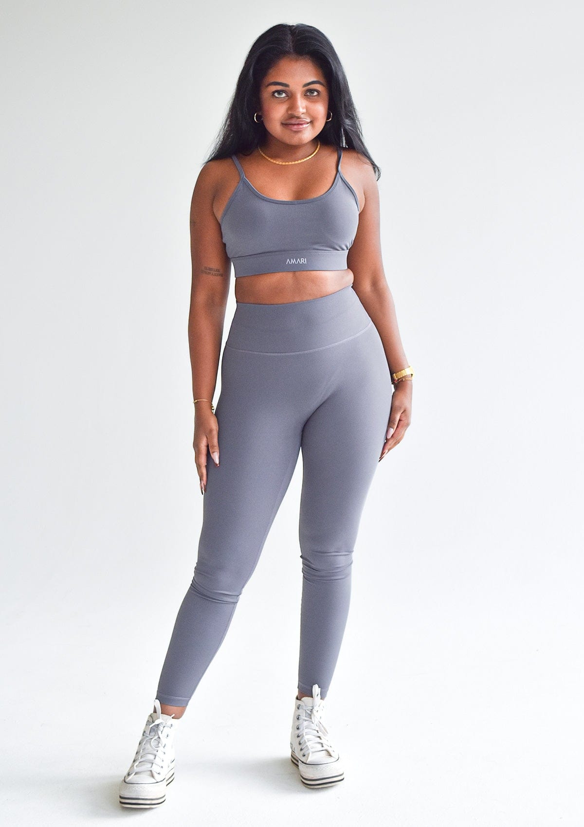 Essentials Sports Bra - Lavender Grey