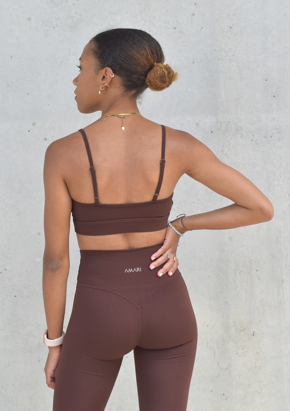 Essentials Sports Bra - Chocolate