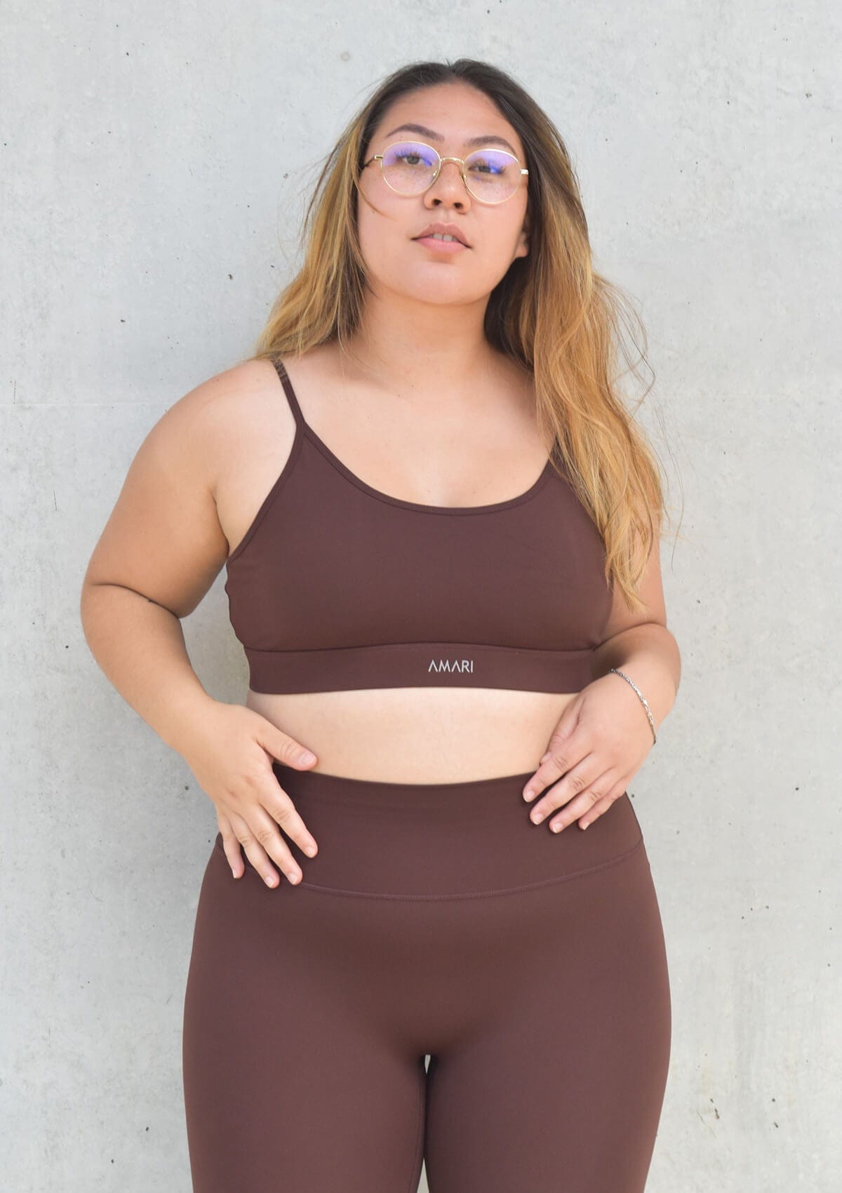 Essentials Sports Bra - Chocolate